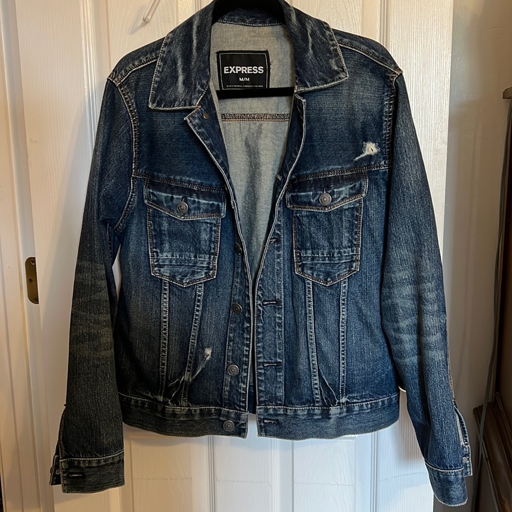 EXPRESS brand men’s denim jacket size Medium